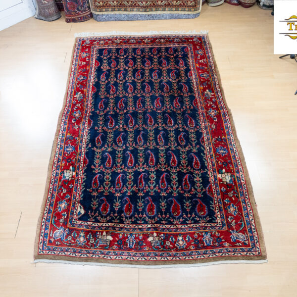 W1 (#358) n. 261x165cm Käsinsolmittu persialainen matto Sarough Farahan UNIKAT