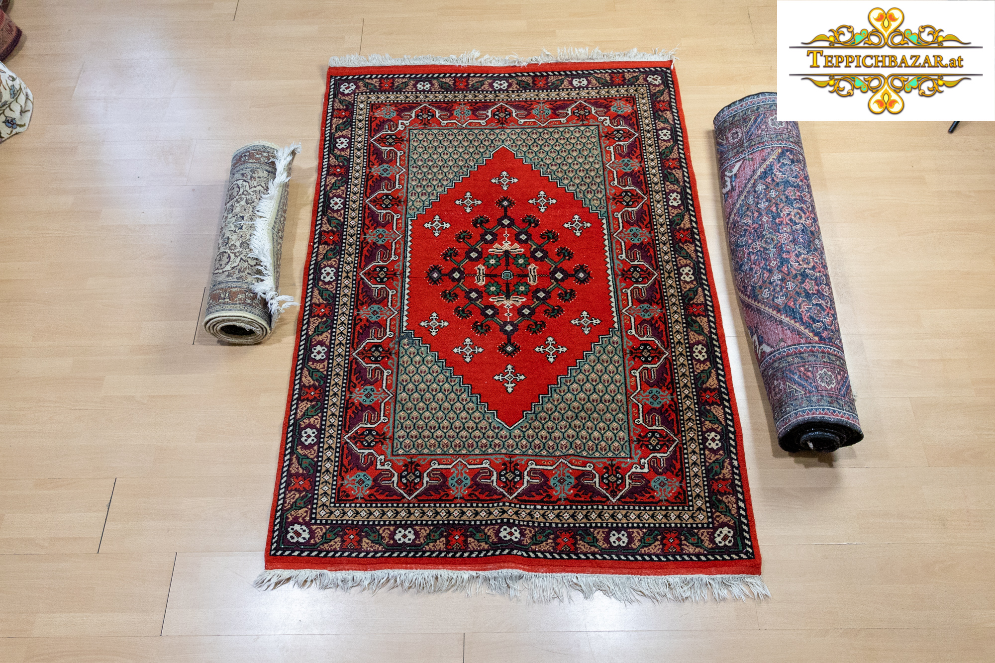 W1(#367) wie NEU 175×120cm Handgeknüpfter Tunesischer Teppich Handgeknüpfte Teppiche handgeknüpft Perserteppich Orientteppich