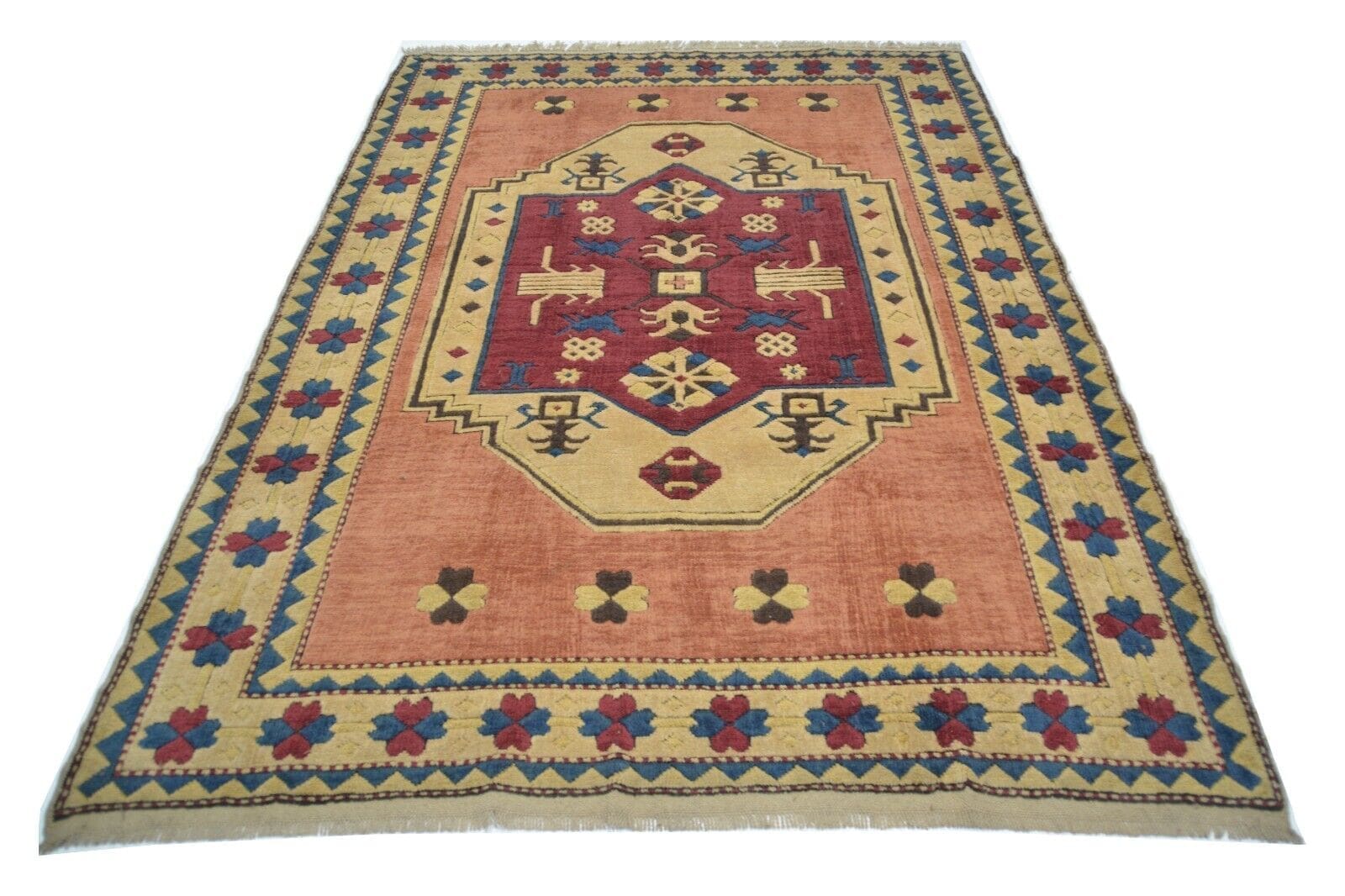 Handgeknüpfter Original Kars Kazak Teppich aus der Türkei, Wolle, ca. 283 x 200 cm