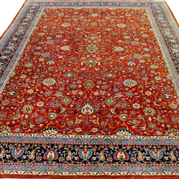 Exquisiter Perserteppich 433x310 cm aus Isfahan - Orientteppich in erstklassigem Zustand