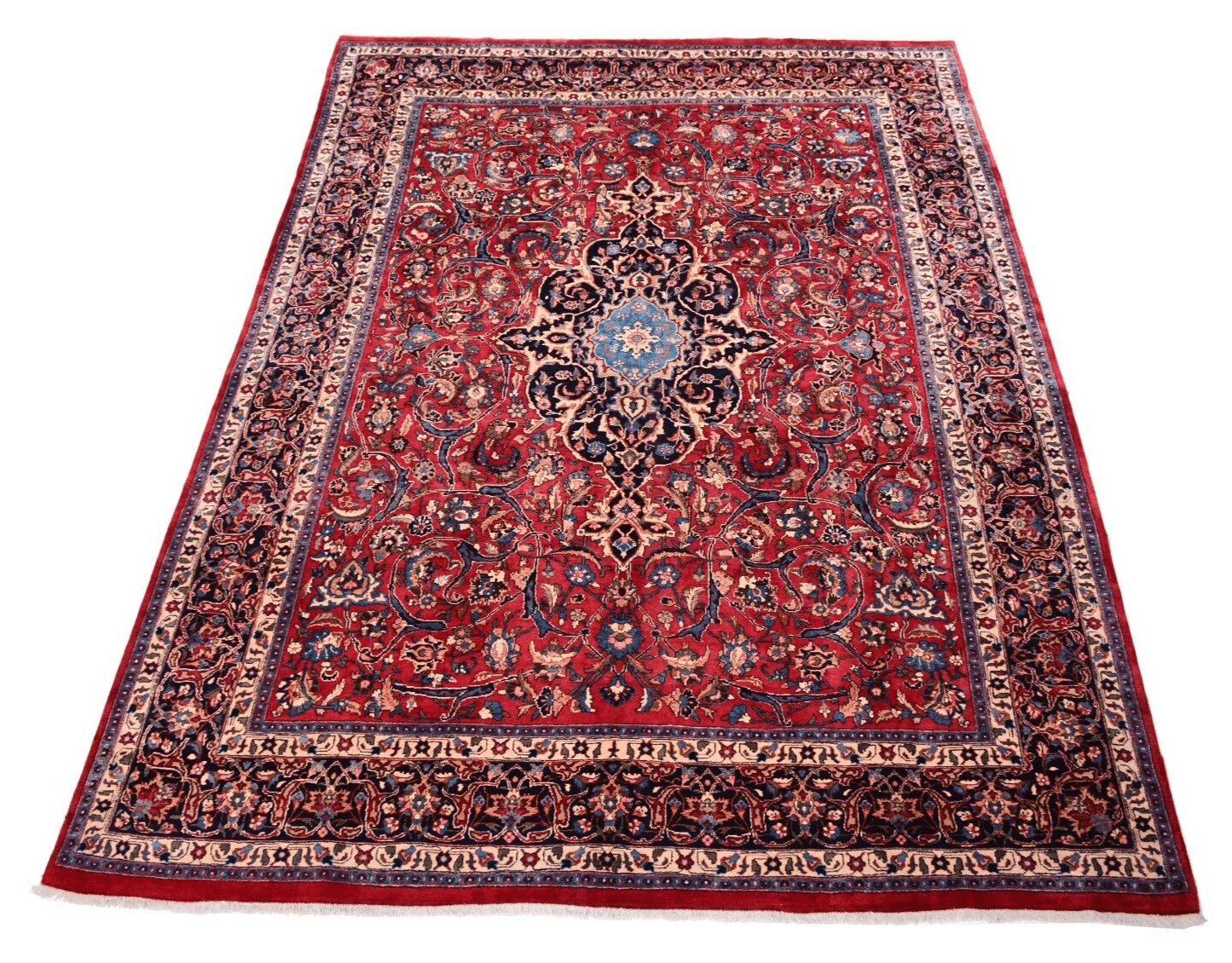 Handgeknüpfter Orientteppich im Lagerverkauf - Mahfelat, 386x298 cm, aus Perser-Schurwolle