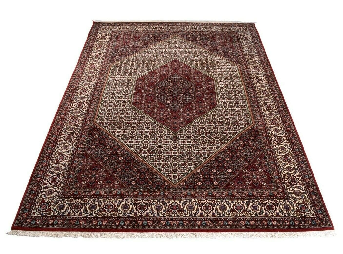 Neu: Handgeknüpfter Orientteppich Bidjar, 299 x 205 cm, aus Schurwolle und Seide