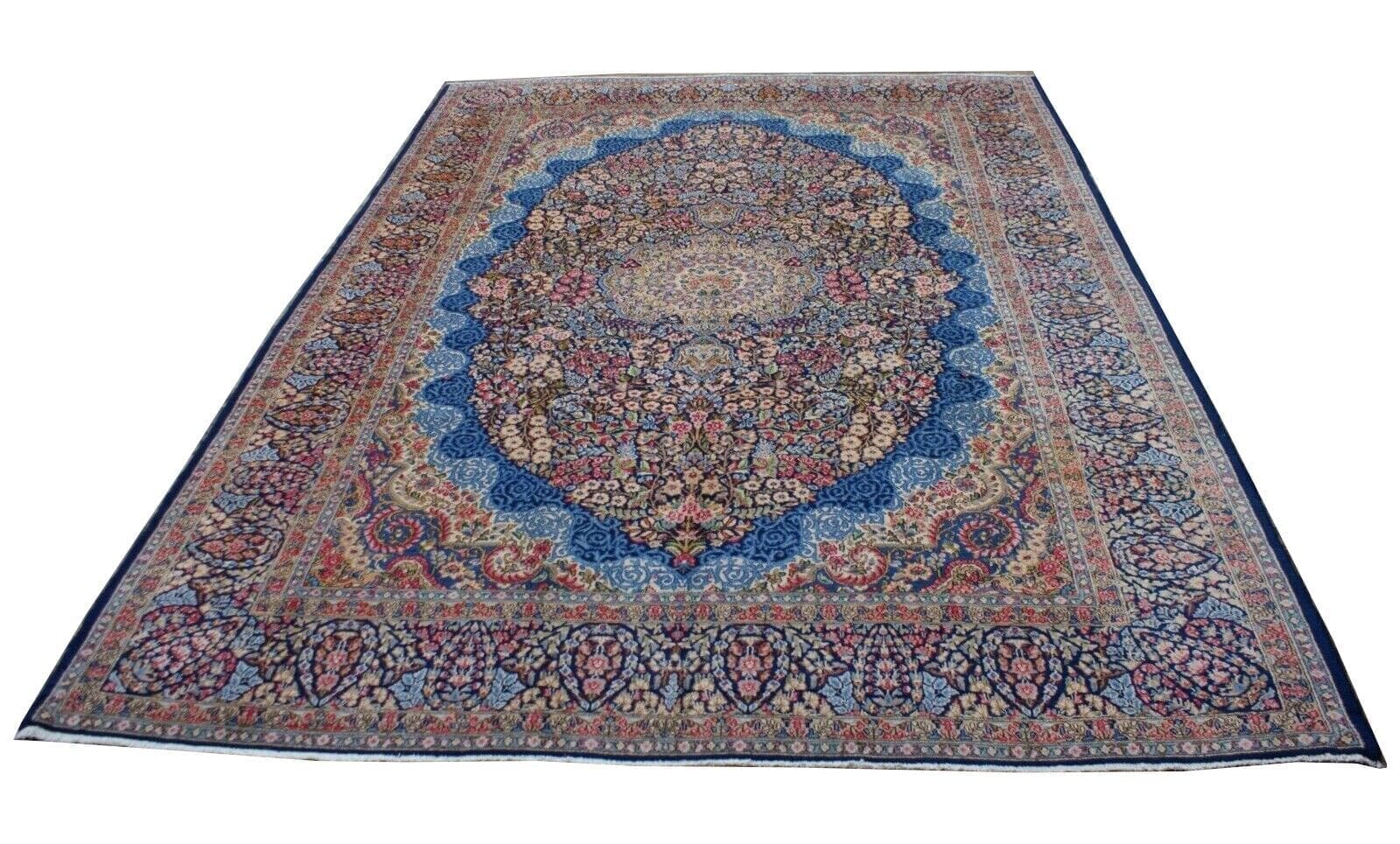 Handgeknüpfter Original Kerman Teppich aus Wolle, ca. 320 x 220 cm