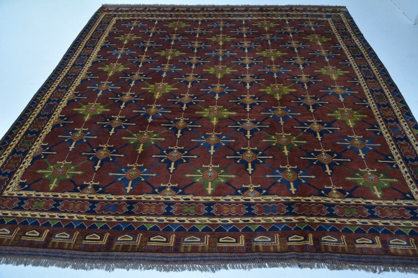 Handgeknüpfter Original Afghan Teppich Kazak | ca. 320 x 256 cm