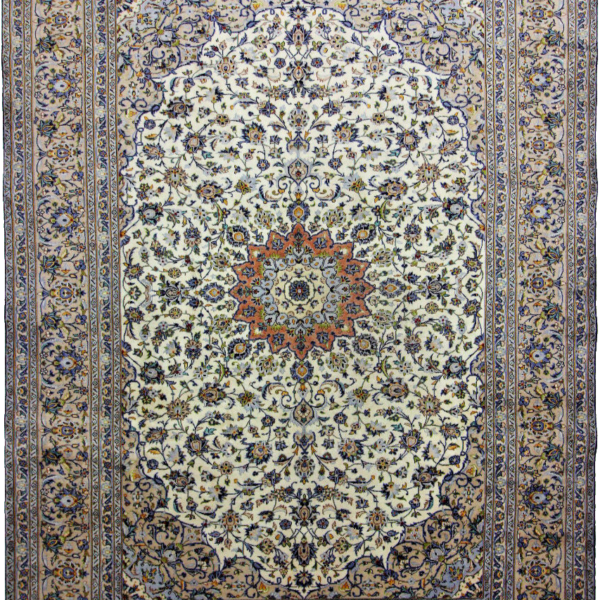 H1 Original handgeknüpfter Perserteppich 350x256 cm aus Kashan