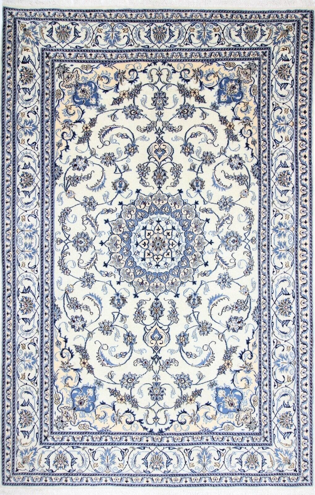 Originaler Nain Perserteppich, neue Ware, 288 cm x 198 cm in hervorragendem Zustand