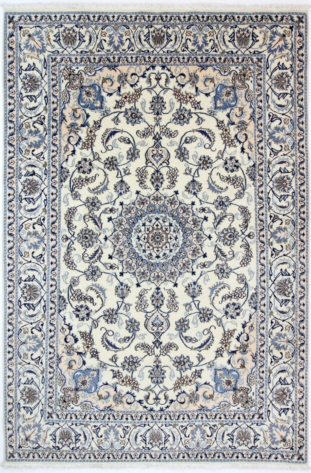 Originaler Nain Perserteppich – Neue Ware, 290 cm x 195 cm in erstklassigem Zustand