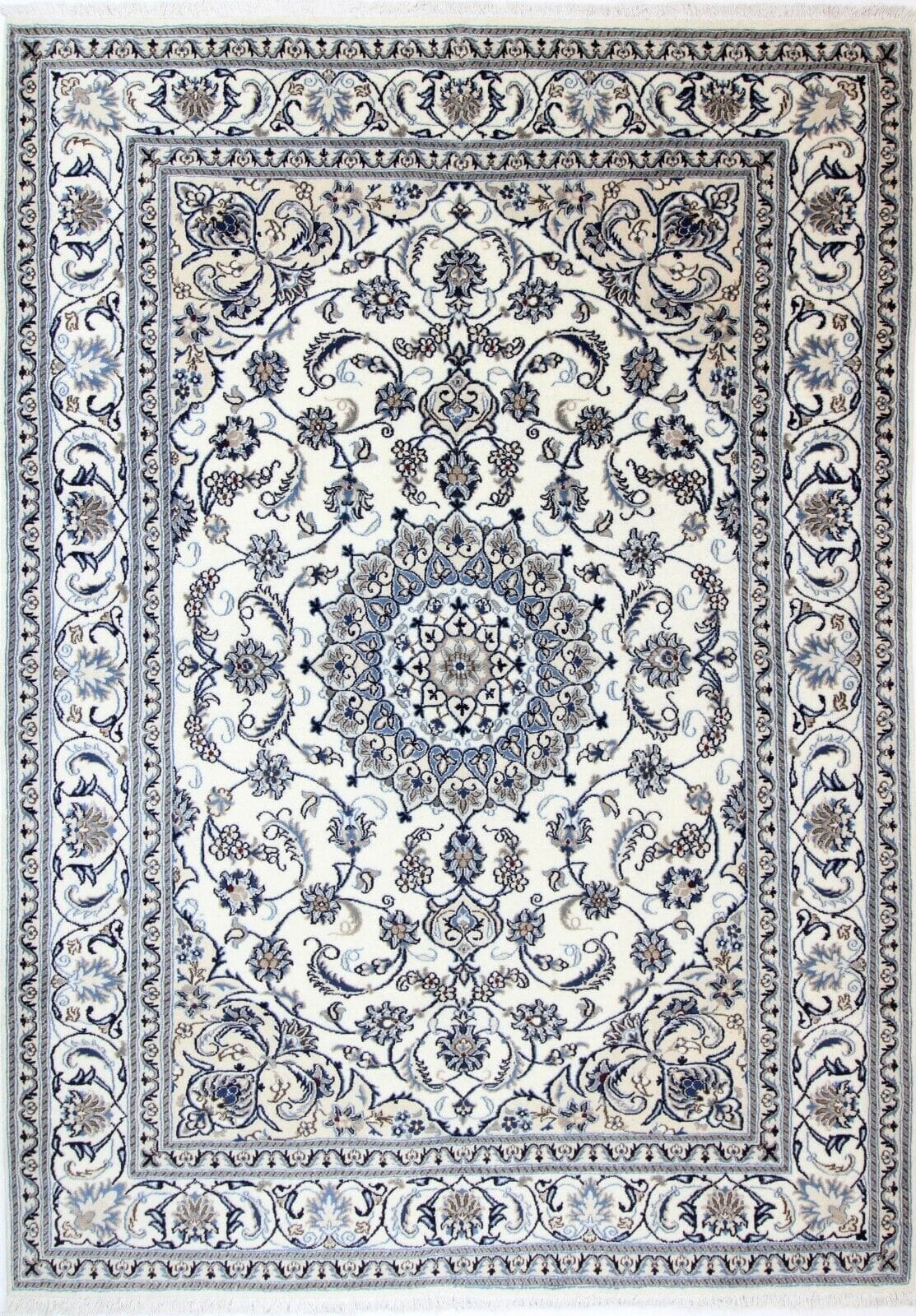 Originaler Perserteppich Nain, Neuware, 299 cm x 195 cm in hervorragendem Zustand