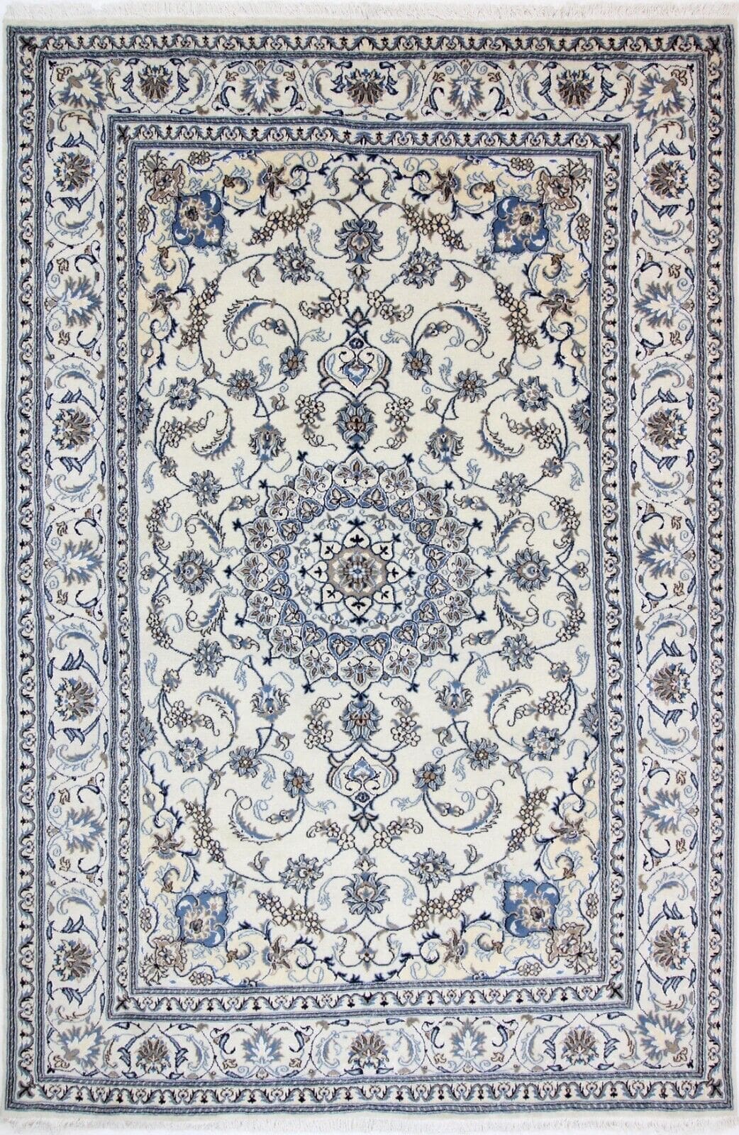 Originaler Perserteppich Nain, Neuware, 300 cm x 200 cm in ausgezeichnetem Zustand