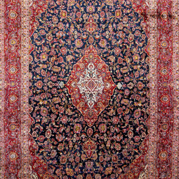 H1 Wunderschöner Kashan Perserteppich im Übermaß 475x304 cm – feiner Orientteppich