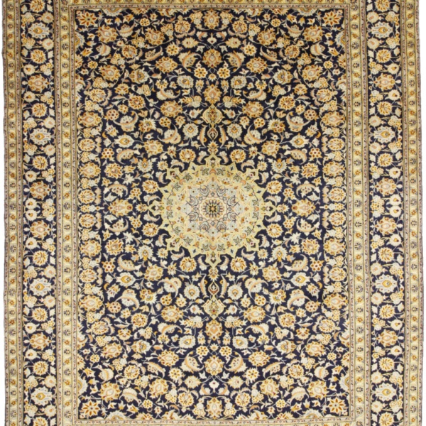 H1 Wunderschöner Orientteppich 395x303 cm - feiner Perserteppich aus Kashan