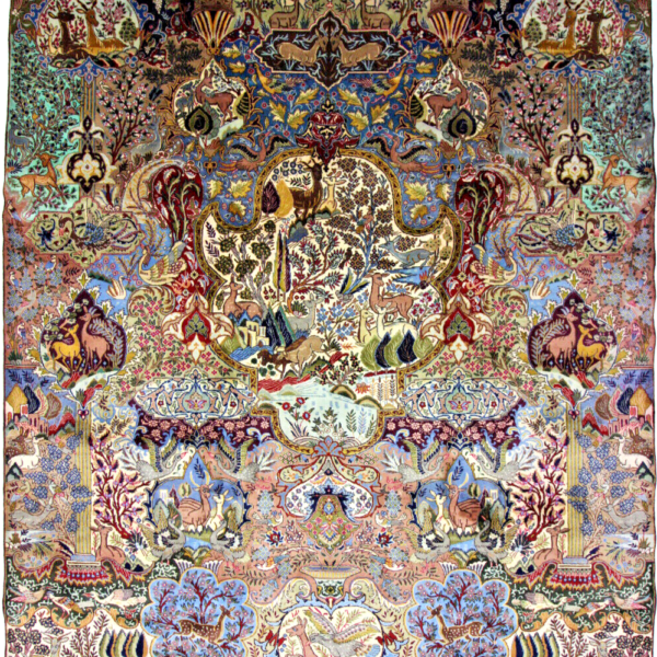 H1 Wunderschöner Perserteppich 392x302 cm aus Kashmar - neuwertig und im orientalischen Stil