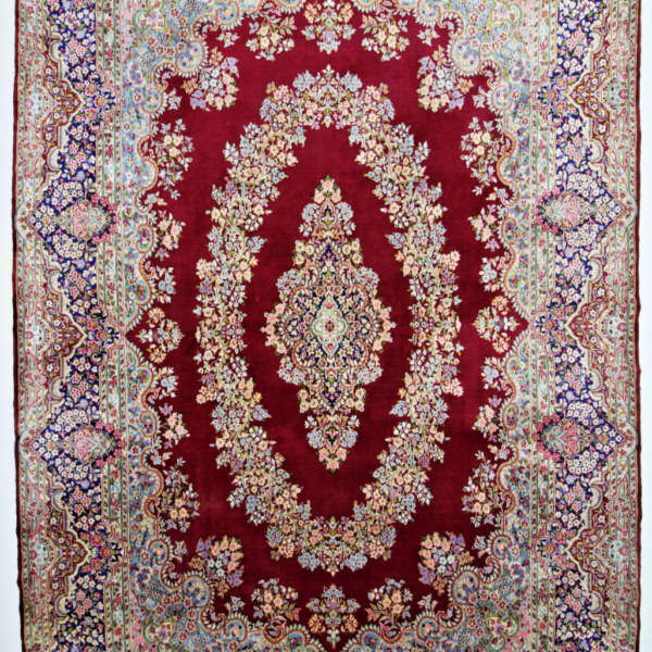 H1 Wunderschöner Perserteppich 450x308 cm - Feiner Kerman Orientteppich, semi-antik