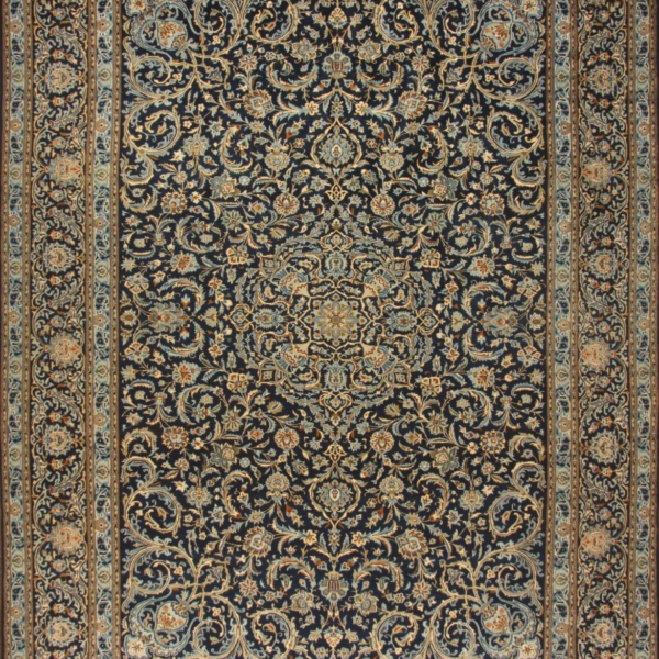 H1 Handgeknüpfter Perserteppich Kashan 425x310 cm – 250.000 Knoten/m² – Wolle & Baumwolle – Meisterknüpfung**