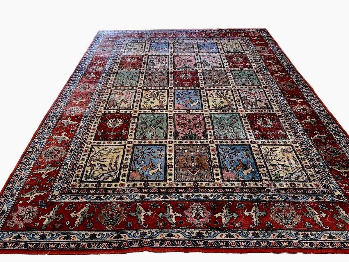 Exklusiver Perserteppich 335x250 cm – 20.000 Knoten/m² – Feiner handgeknüpfter Orientteppich aus der Türkei – Traditionelles Design – Handgeknüpft, Perserteppich