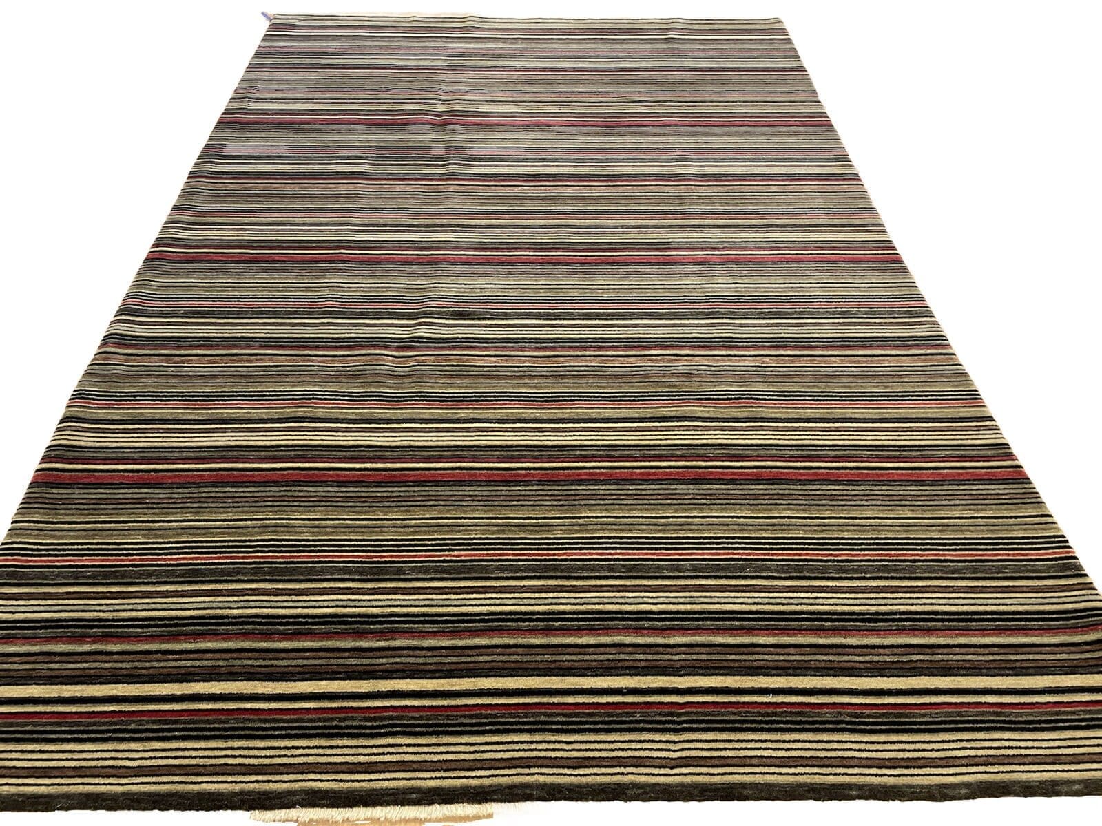 Moderner 300x200 Loribaft Perserteppich aus reiner Schurwolle – Top Qualität, feine Knüpfung, handgeknüpft