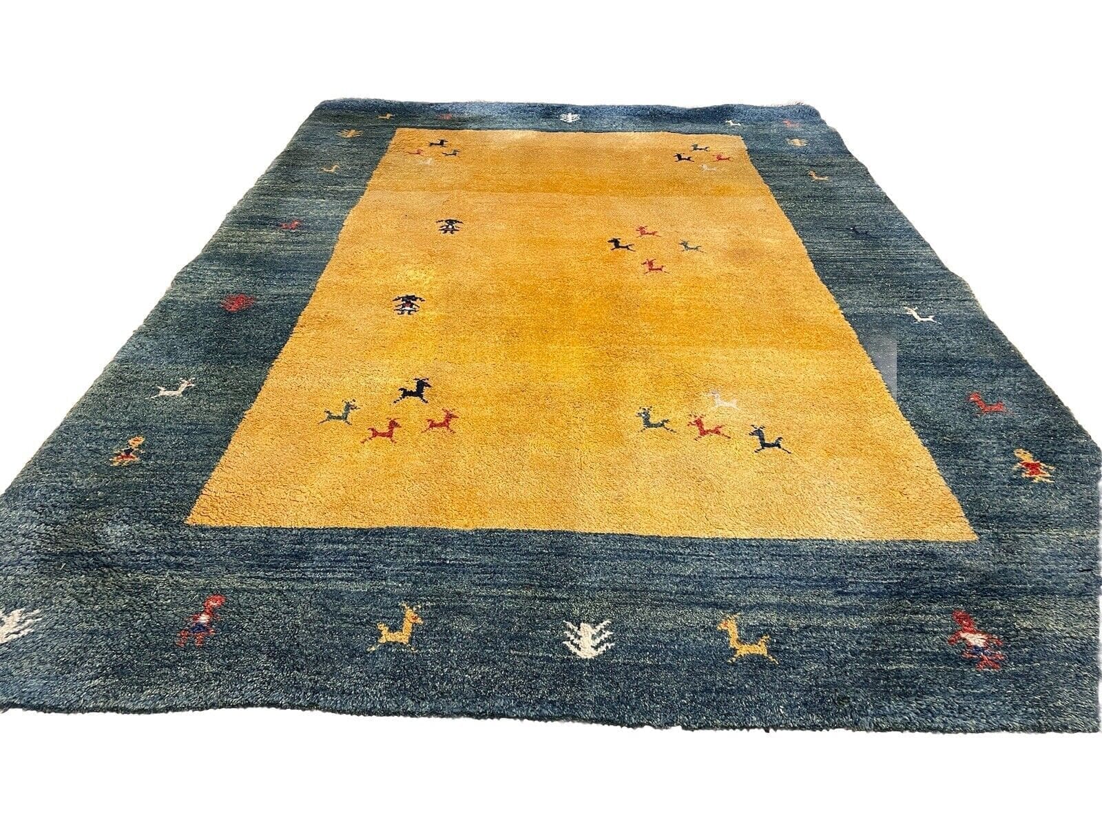 Naturwärme Pur: Original Perserteppich Gabeh 250x180 cm, 20mm Florhöhe, handgeknüpft