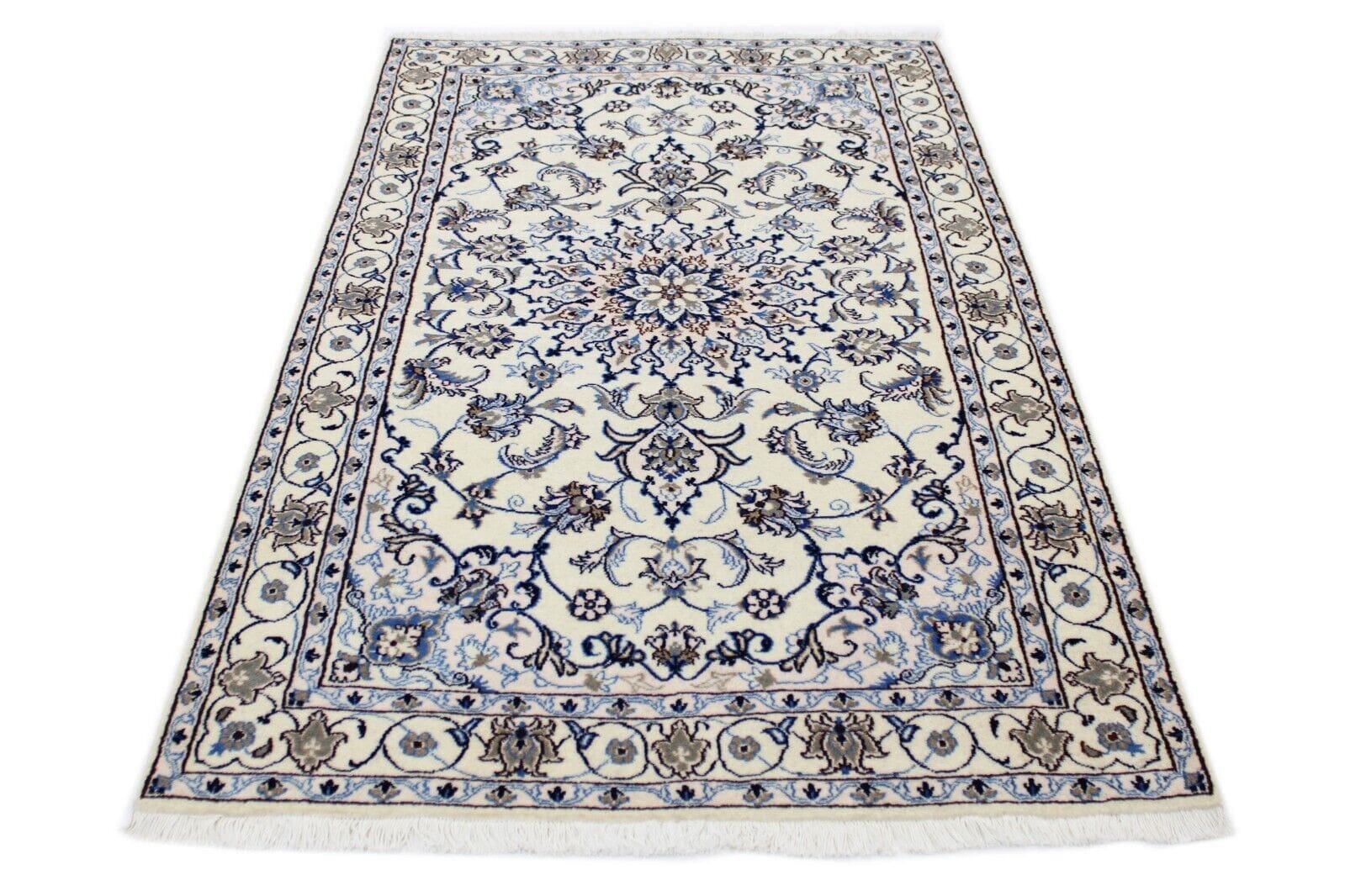 Original Perserteppich Nain 204 cm x 120 cm - Top Zustand, 100% handgeknüpft, Perserteppich