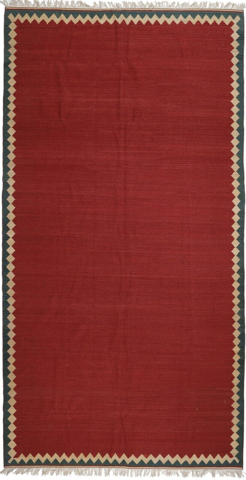 (Verkauft) Orientteppich 495 cm x 250 cm – Handgewebter Modern Kelim Ghashghai Fars – 100% Handgeknüpft – Hochwertige Wolle – Handarbeit