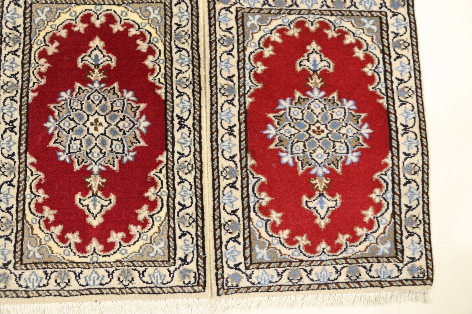 Perserteppich 60 x 40 cm, ca. 300.000 Knoten/m², 95% Schurwolle & 5% Seide, Neu, Top Zustand, handgeknüpft