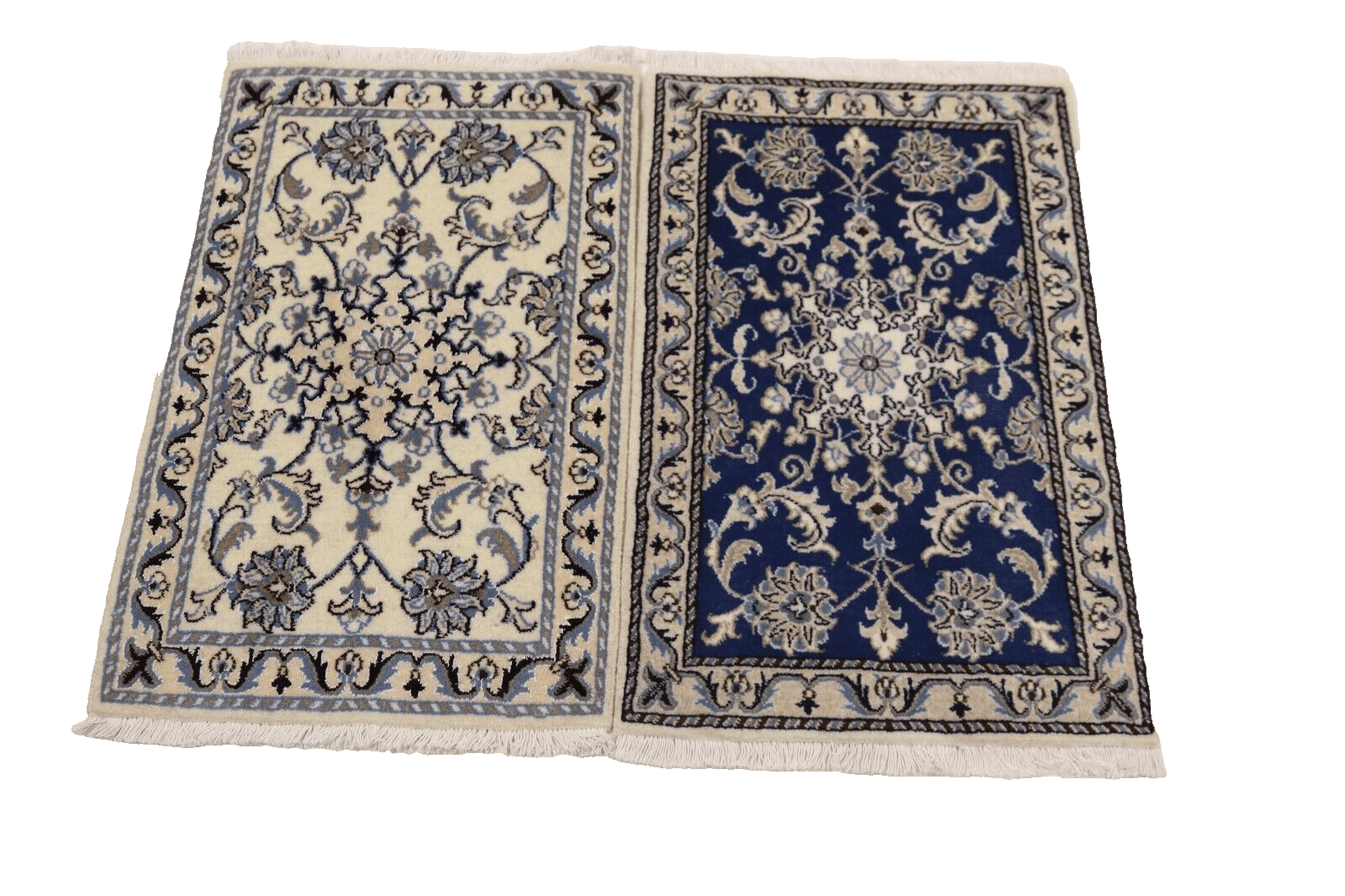 Perserteppich 90 x 60 cm, ca. 300.000 Knotenzahl, 90 % Schurwolle, 10 % Seide, sehr gut erhalten, handgeknüpft