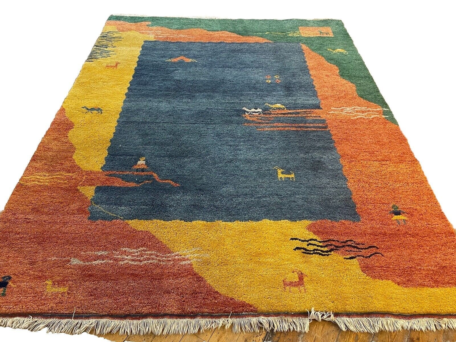 Perserteppich Gabeh 260x205 cm – Eleganter Gabbeh Teppich aus 100% handgesponnener Wolle, Naturfarbe – Handgeknüpft, hohe Qualität, ausgezeichnetes Preis-Leistungs-Verhältnis –...