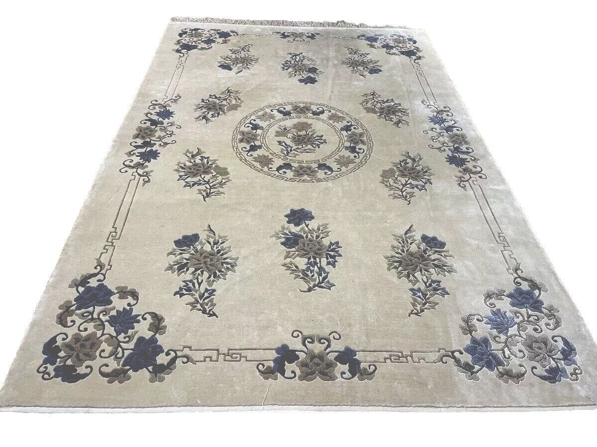 Royal Peking Perserteppich 280x180 cm – 100% Reine Seide, Perfekter Zustand, Handgeknüpft