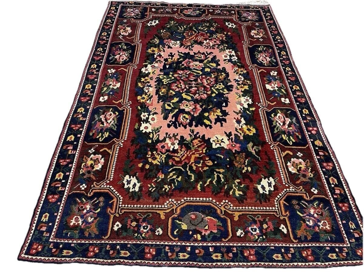 Seltener Perserteppich 277x146 cm - Handgeknüpft, Unbenutzt, Mit Zertifikat, Elegantes Medaillon-Muster, 100% Wolle, Handgeknüpft, Perserteppich