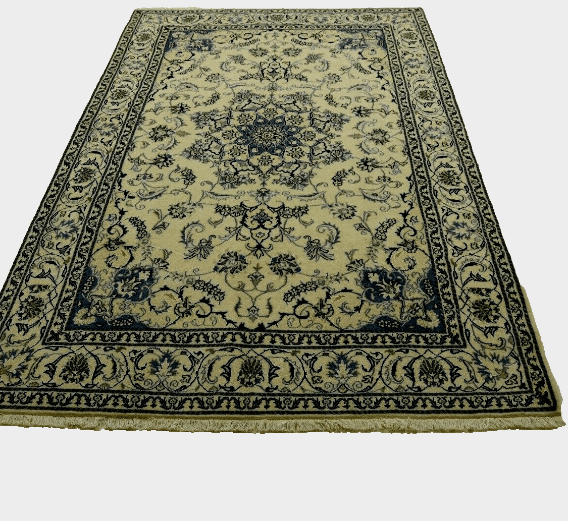 (Verkauft) Wunderschöner Orientteppich 296 x 196 CM, ca. 300000 Knoten/m², 90% Schurwolle und 10% Seide, Top Zustand, handgeknüpft, Perserteppich