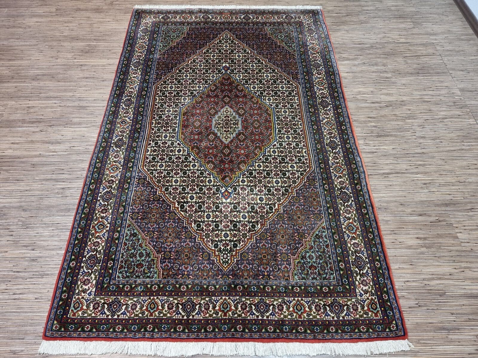 Wunderschöner Original Persischer Bidjar 234x147 cm² – Handgeknüpft – Hochwertiger Teppich in gutem Zustand – Perserteppich