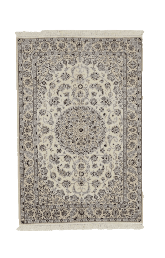 **Wunderschöner Perserteppich 172 x 117 cm, 1000 Knoten/m², 80% Korkwolle & 20% Naturseide, top Qualität, sehr fein, handgeknüpft**