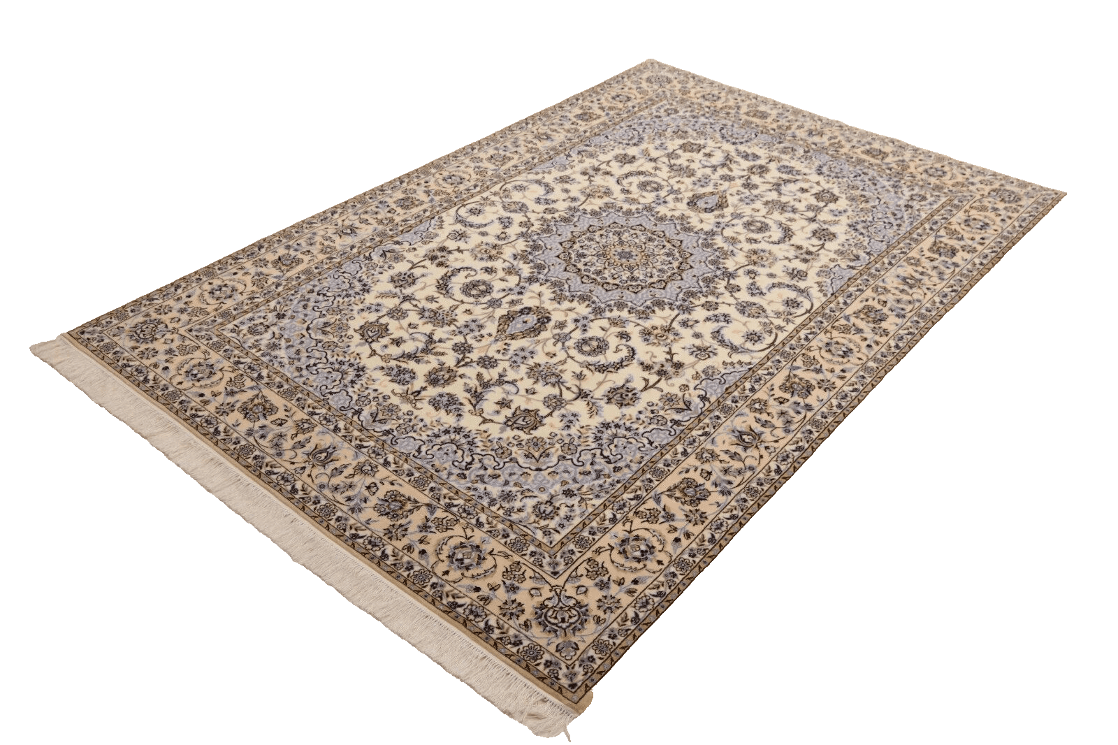 **Wunderschöner Perserteppich 238 x 157 cm – Nain 6 La, 1000 Knoten/m², Handgeknüpft, Top Qualität, Neu**