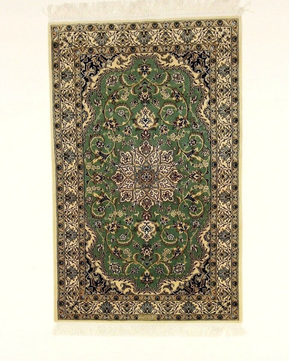 **Wunderschöner Perserteppich Super Nain 6 La (155 x 100 cm) - 1000 Knoten/m², Habibian signiert, sehr fein, handgeknüpft**