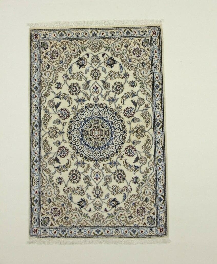 Wunderschöner Perserteppich Super Nain 9 La (137 X 90 CM) - 500.000 Knoten/m² - Handgeknüpft, Top Qualität, Neu