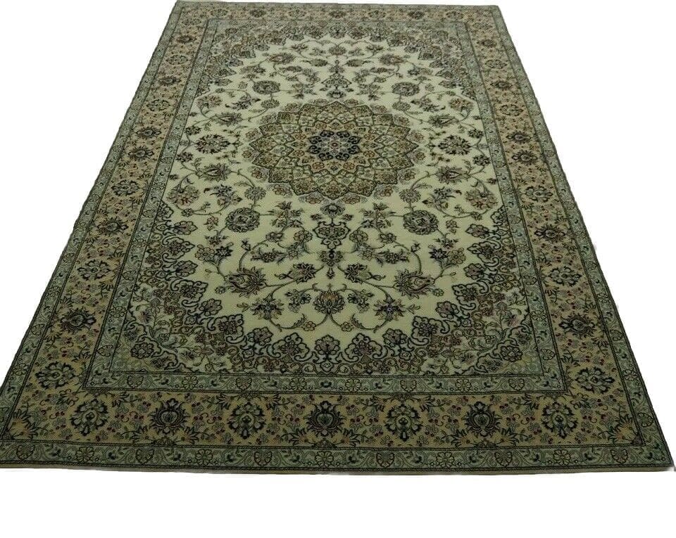 Wunderschöner Super Nain 9 la Perserteppich 300 x 200 cm - ca. 500.000 Knoten/m² - 90% Schurwolle, 10% Seide - Top Zustand, handgeknüpft