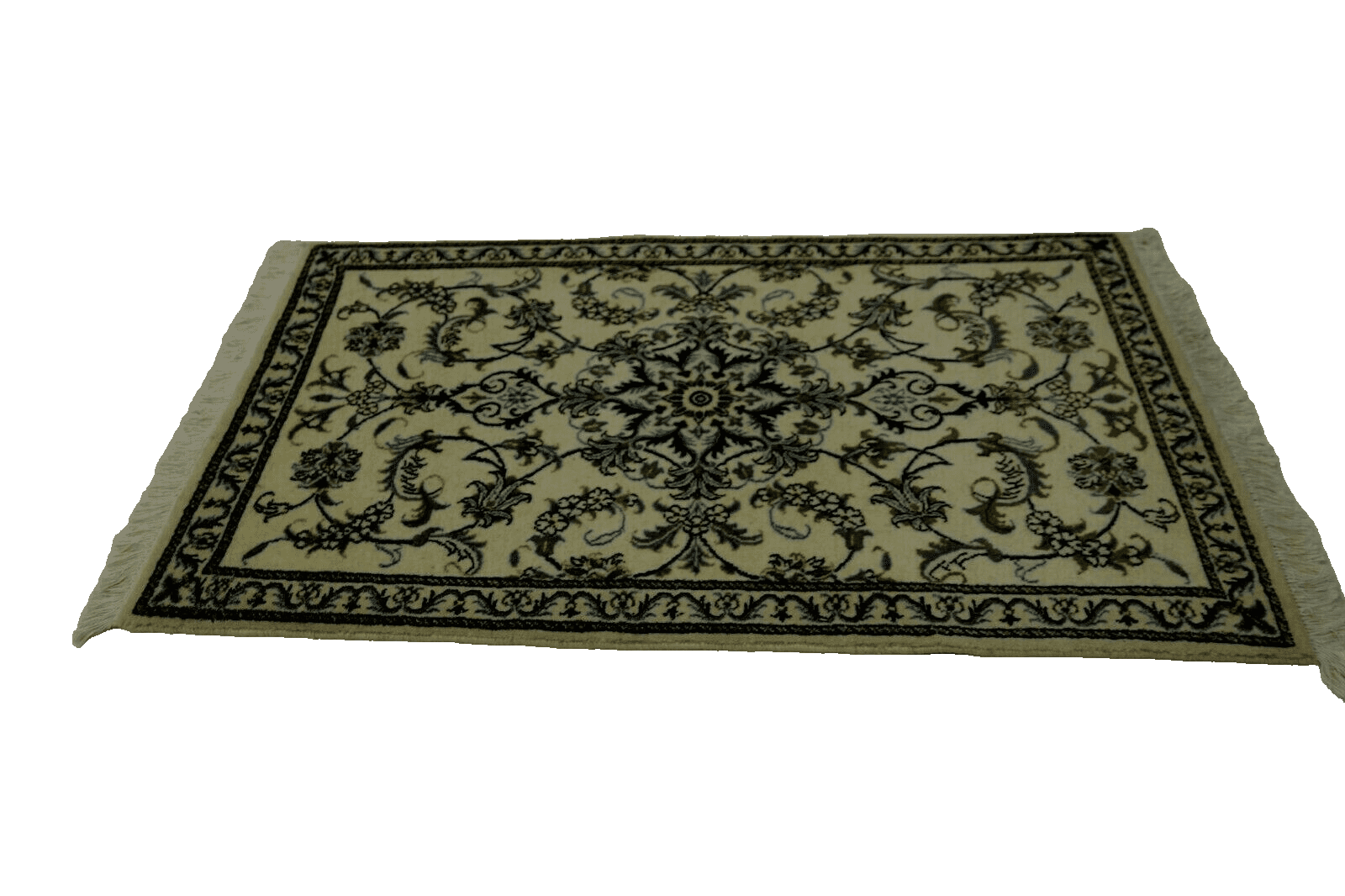 Wunderschöner Super Nain Perserteppich (142 x 86 cm) – ca. 300.000 Knoten/m², 90% Schurwolle, Top Zustand, handgeknüpft