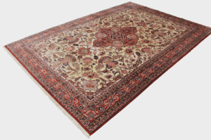 **Schöner China Ghom Teppich 304x201 cm – Knotenzahl 250.000-300.000 – 100% Wolle – sehr guter Zustand – handgeknüpft – Perserteppich**