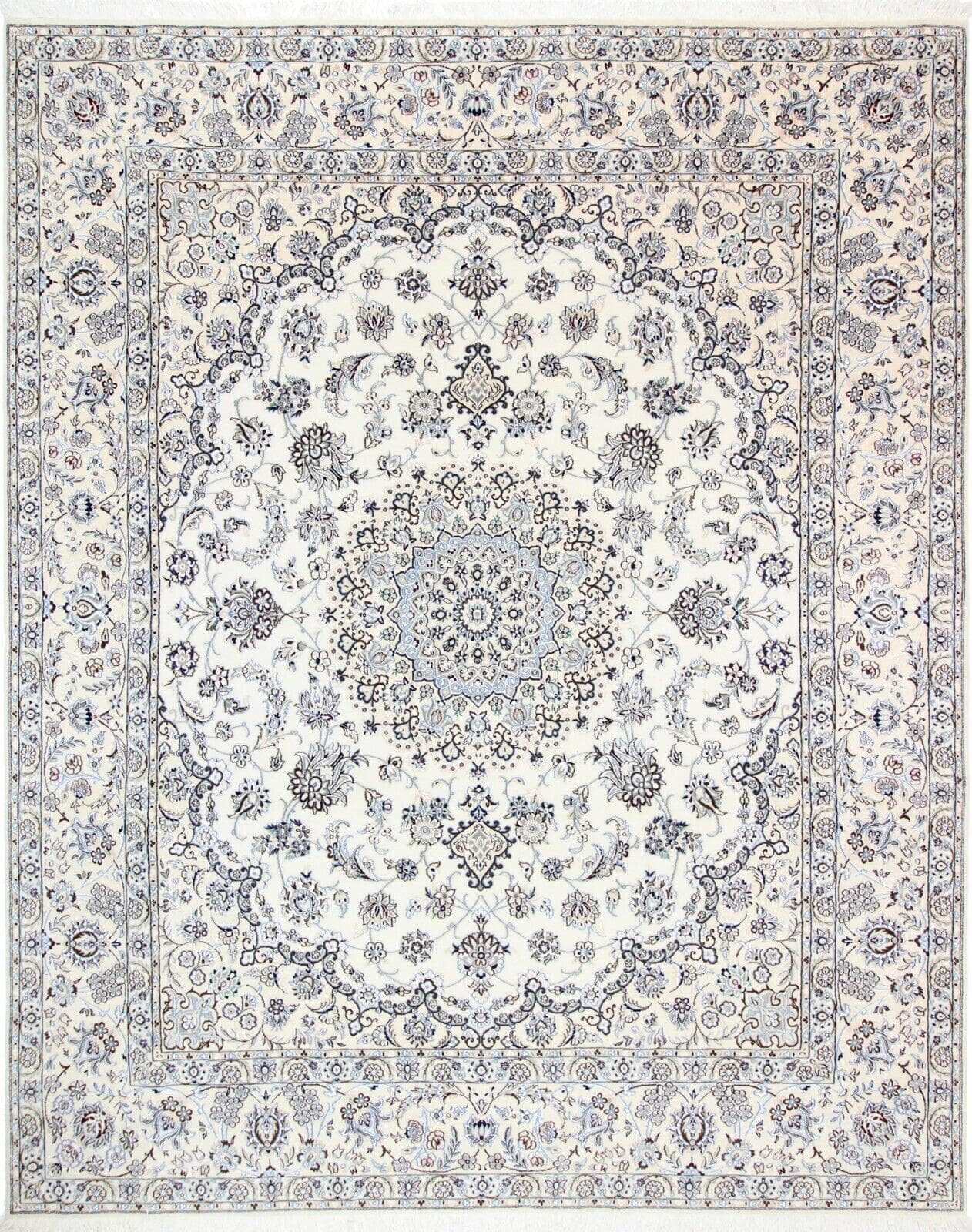 Handgeknüpfter Nain 9La Orientteppich 300x244 cm Perserteppich