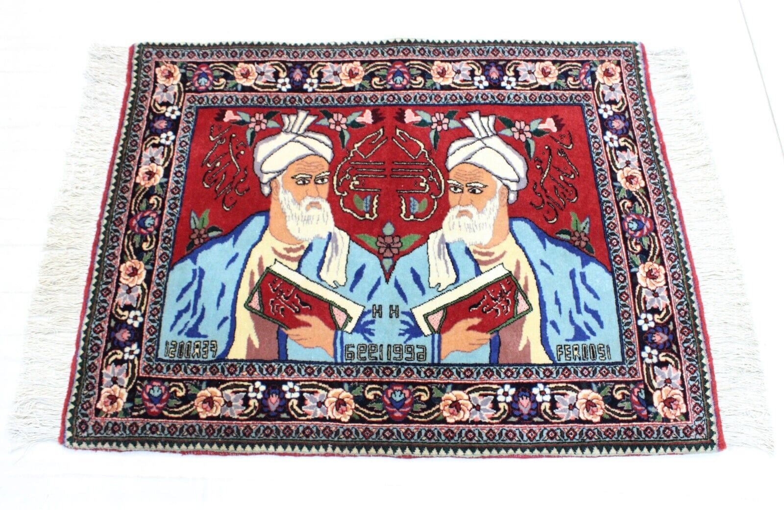 Handgeknüpfter Perserteppich 99x74 cm, Bidjar, Nr. 202316, schön!