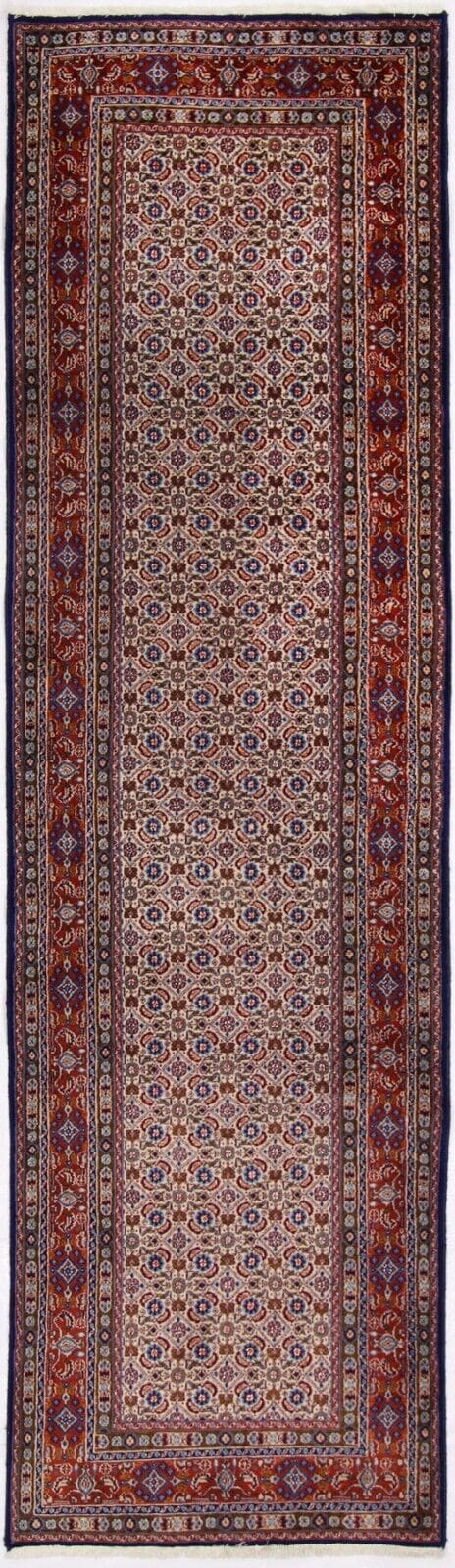 Handgeknüpfter Perserteppich Moud 280 x 76 cm - Hochwertige Handarbeit Läufer