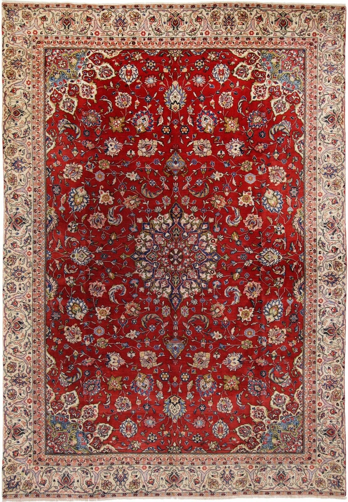 Handgeknüpfter Perserteppich Sarough 344x240 cm - Top Zustand, handgeknüpft