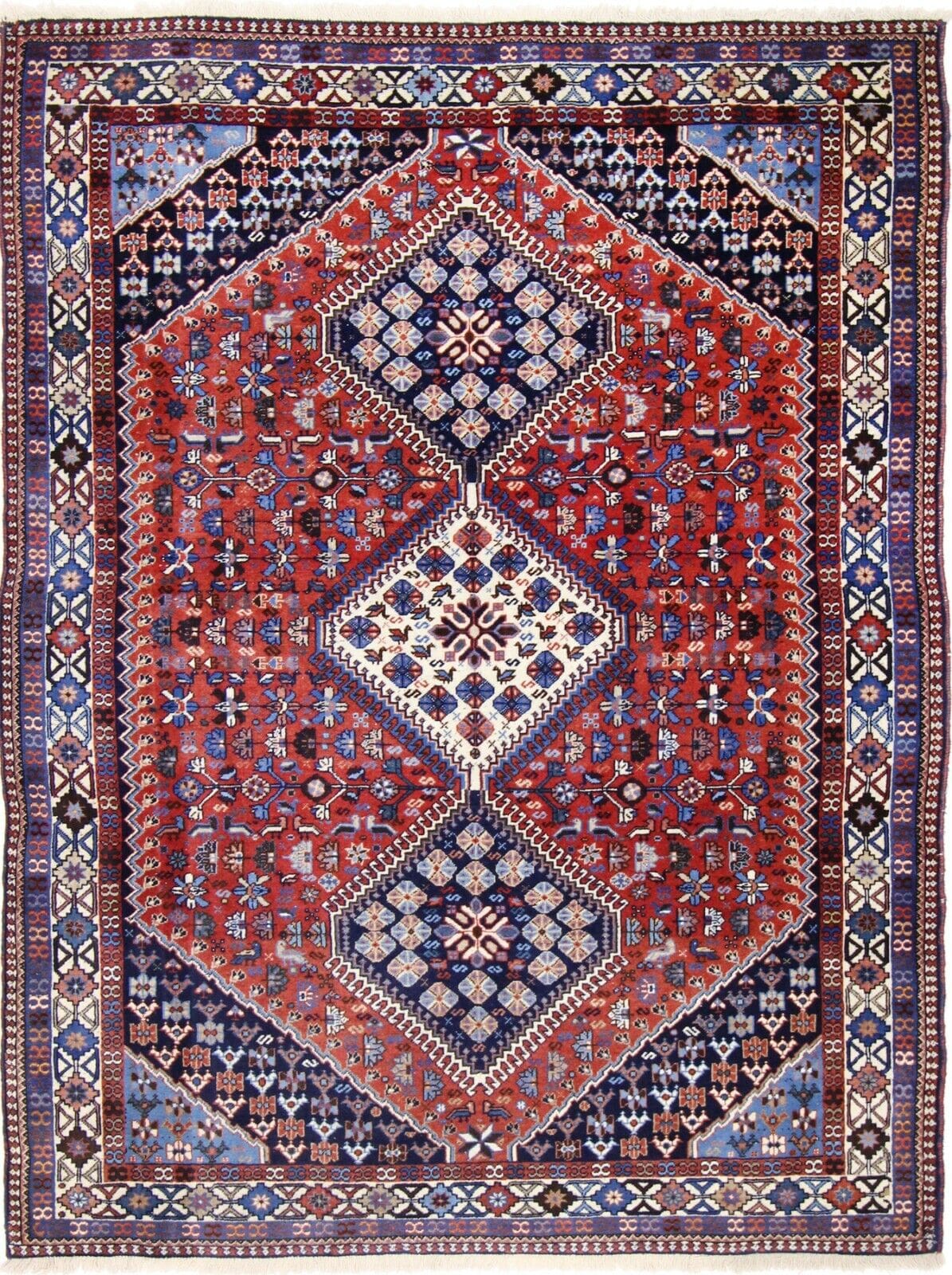 Handgeknüpfter Yalammeh Orientteppich 200x150 cm Perserteppich