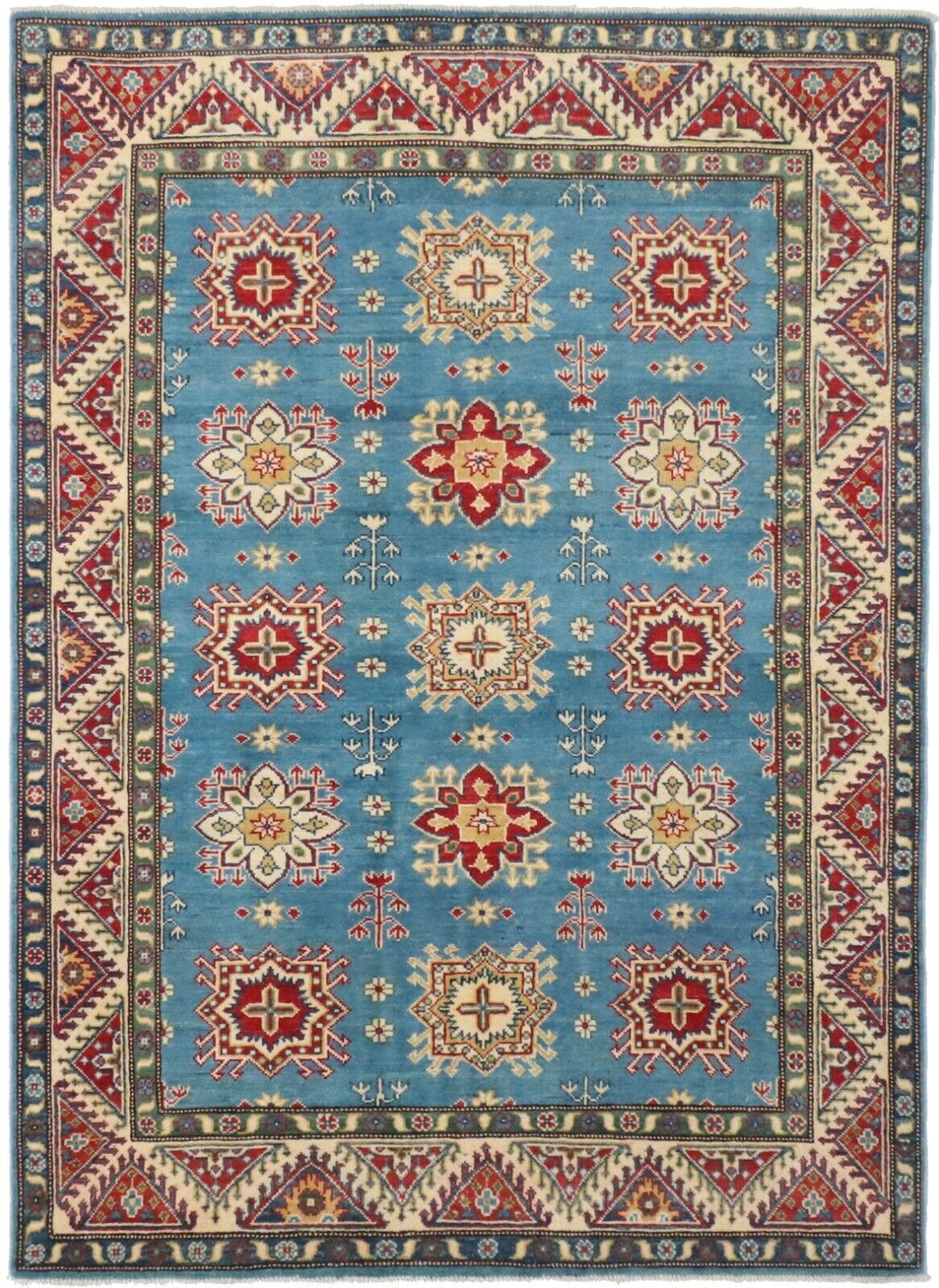 Kazak Diyar 207x147 cm, 160.000 Knoten, Handgeknüpft, Perserteppich