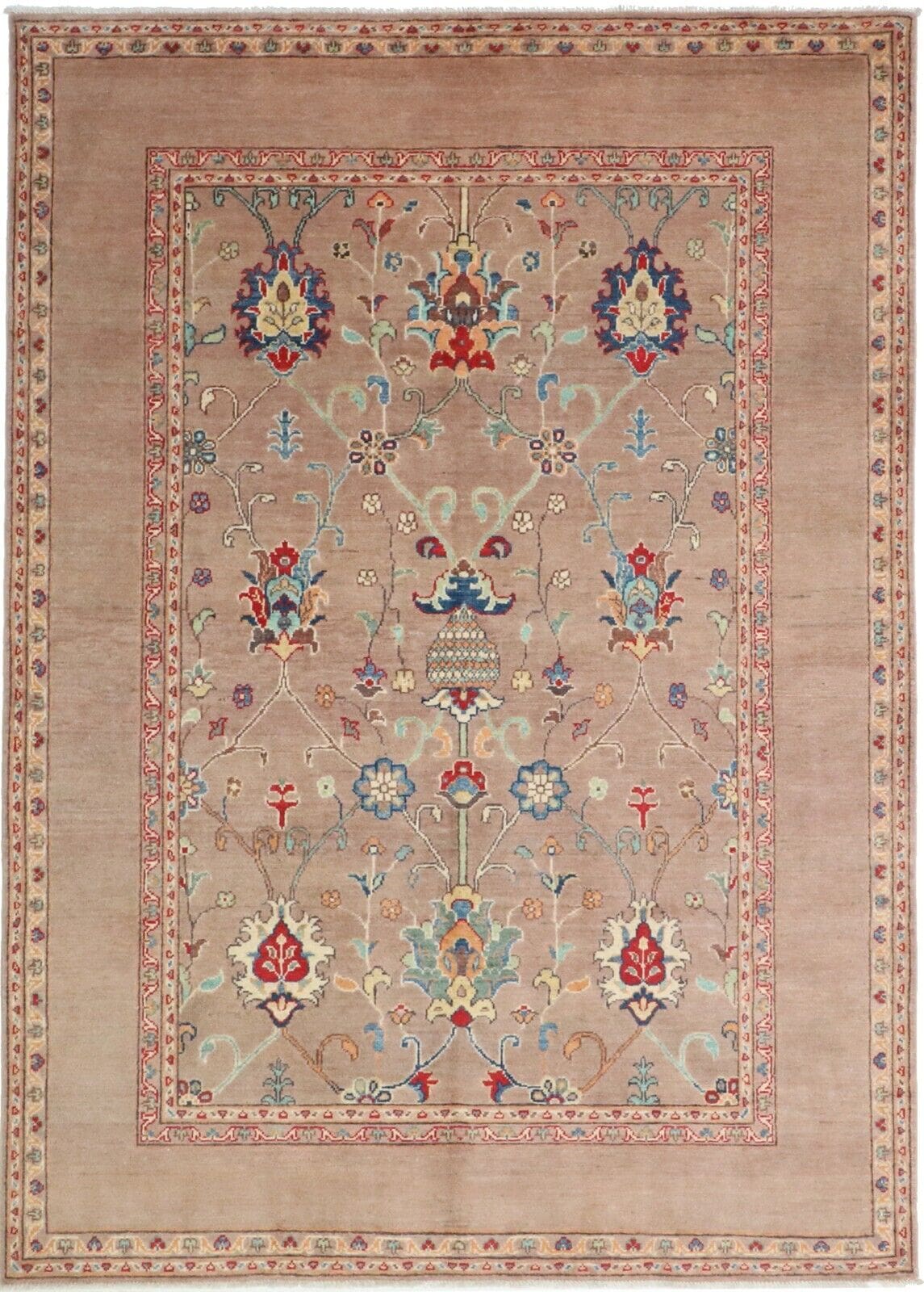 Kazak Diyar Perserteppich 244x173 cm, 160.000 Knoten, handgeknüpft