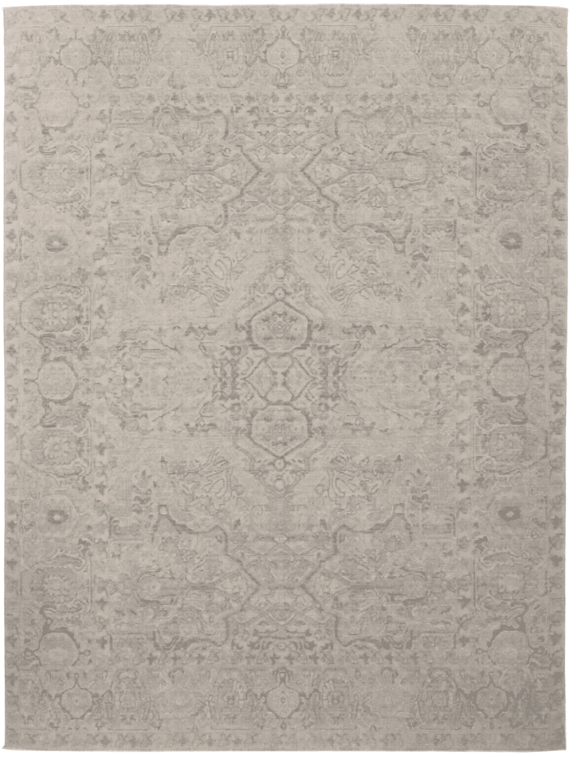 Modern Designer Perserteppich 244x326 cm Beige, handgeknüpft