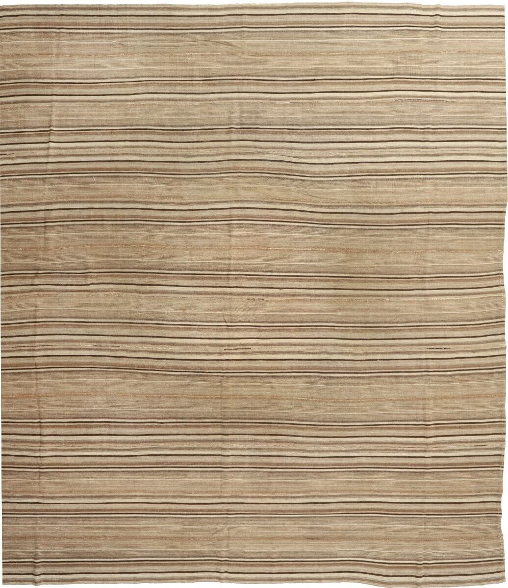 Moderner Perserteppich 345x305 cm, Handgeknüpft, Wolle, Neu