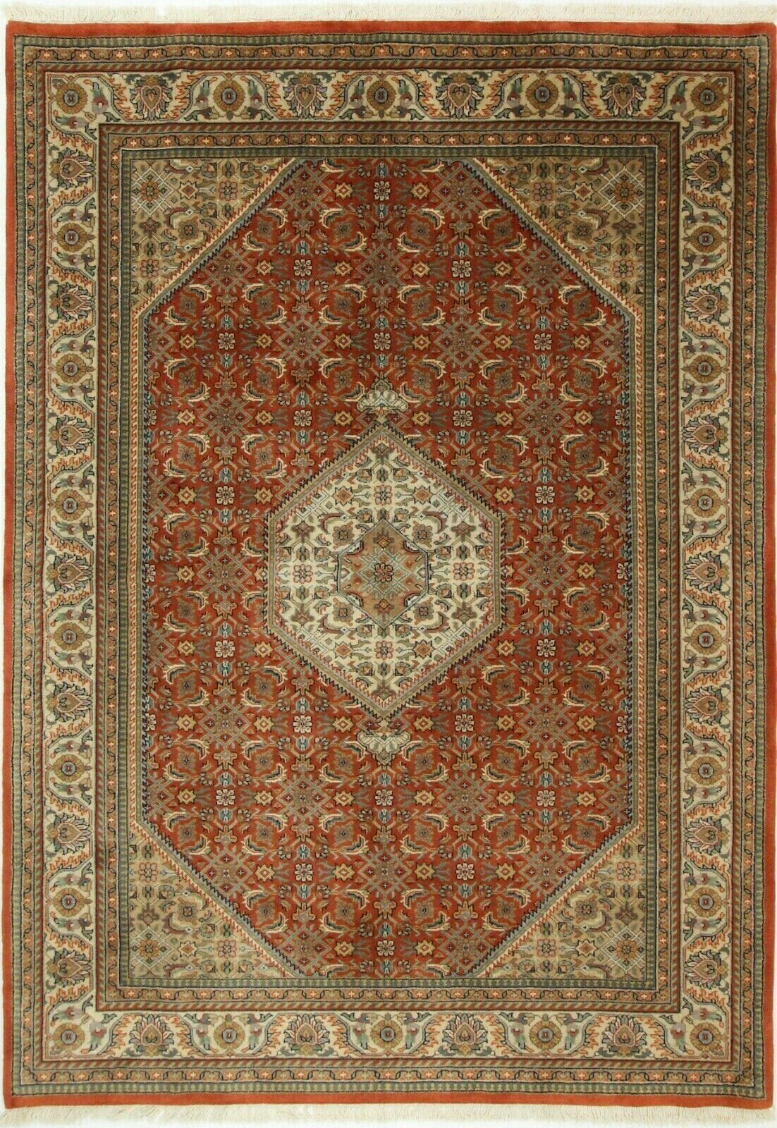 Original Indo Teppich Bidjar 240x172 cm, Top Zustand, handgeknüpft, Perserteppich
