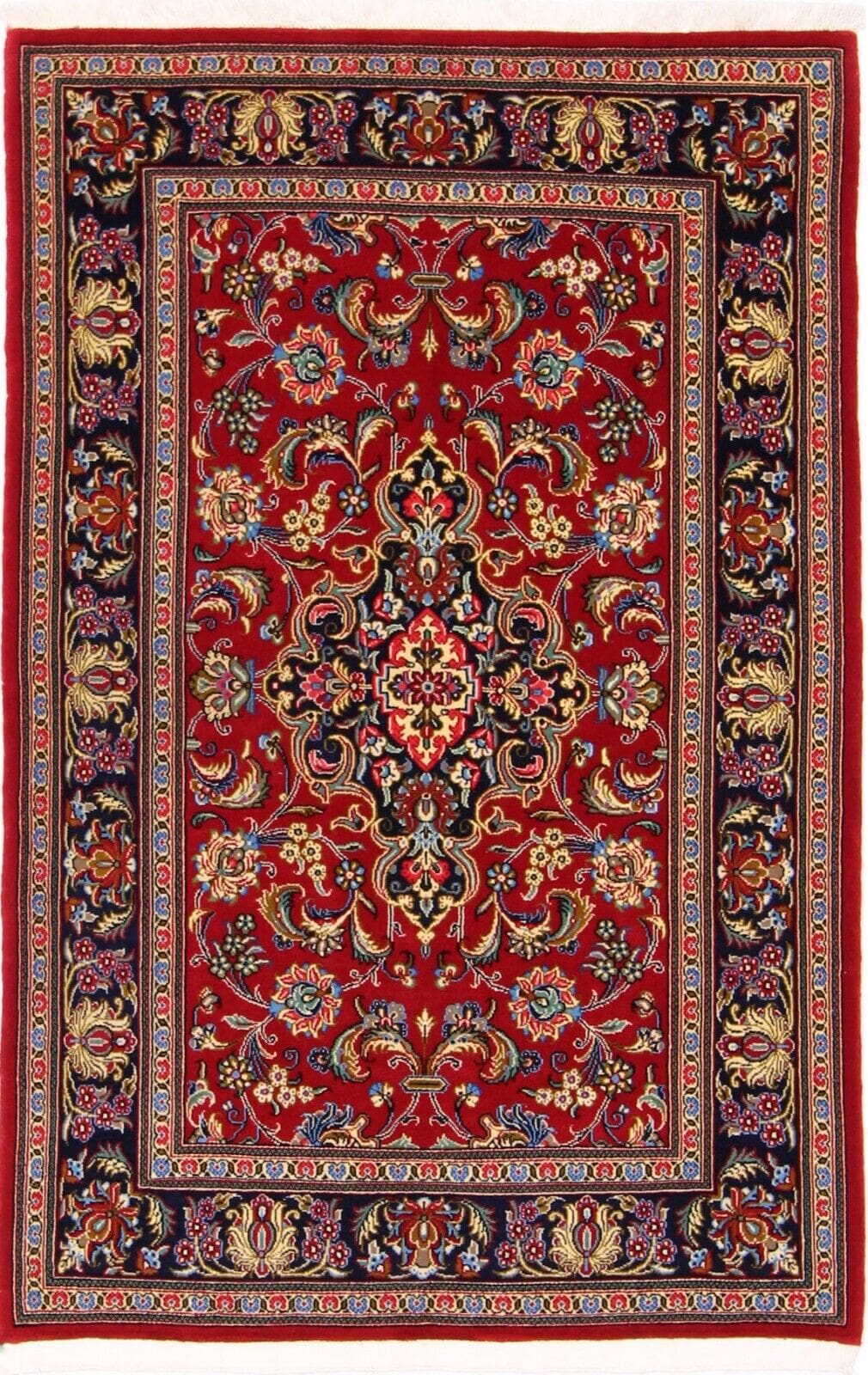 Original Perserteppich Ghom 155x100 cm, top Zustand, handgeknüpft