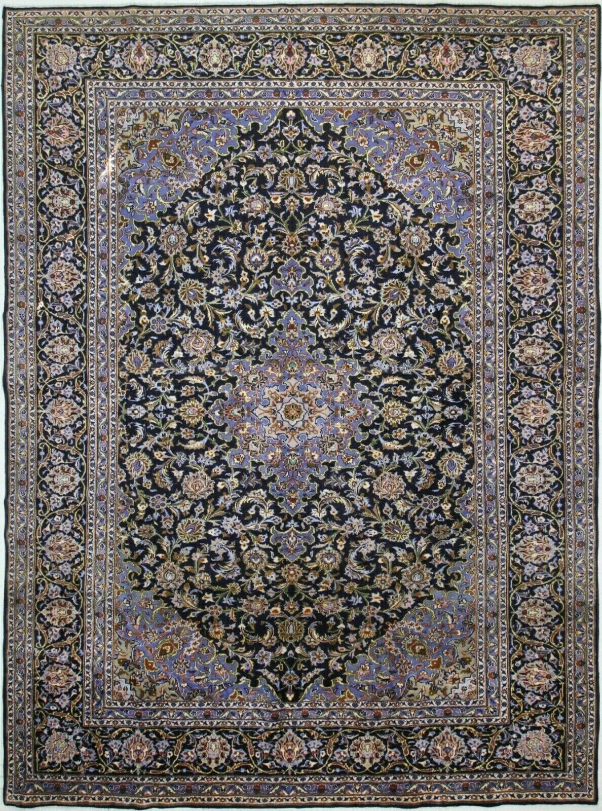 Original Perserteppich Keshan 396x300 cm, 100% handgeknüpft H1