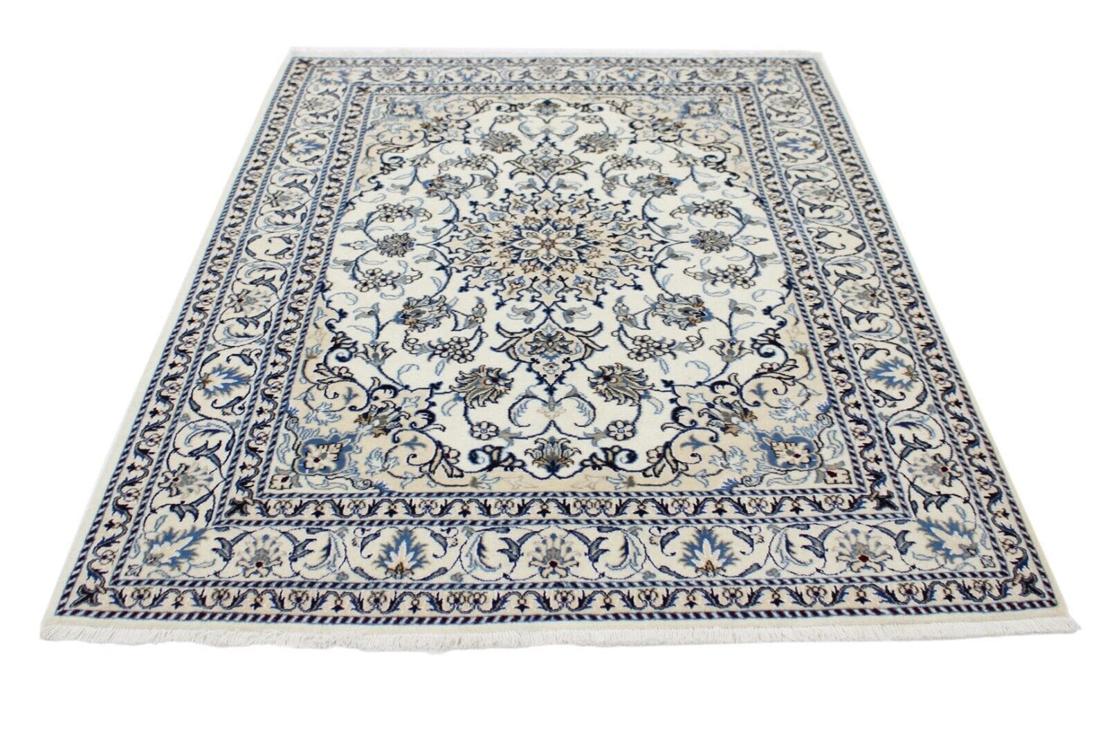 Original Perserteppich Nain 193x148 cm, Top Zustand, handgeknüpft